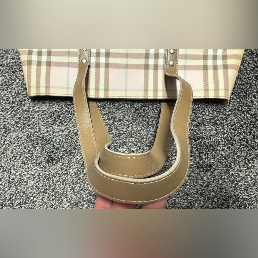 Burberry vintage pale pink Nova Check tote handbag - Picture 4 of 16